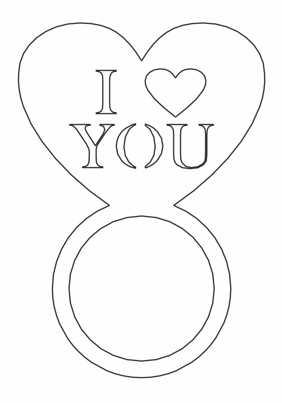 anillo i love u