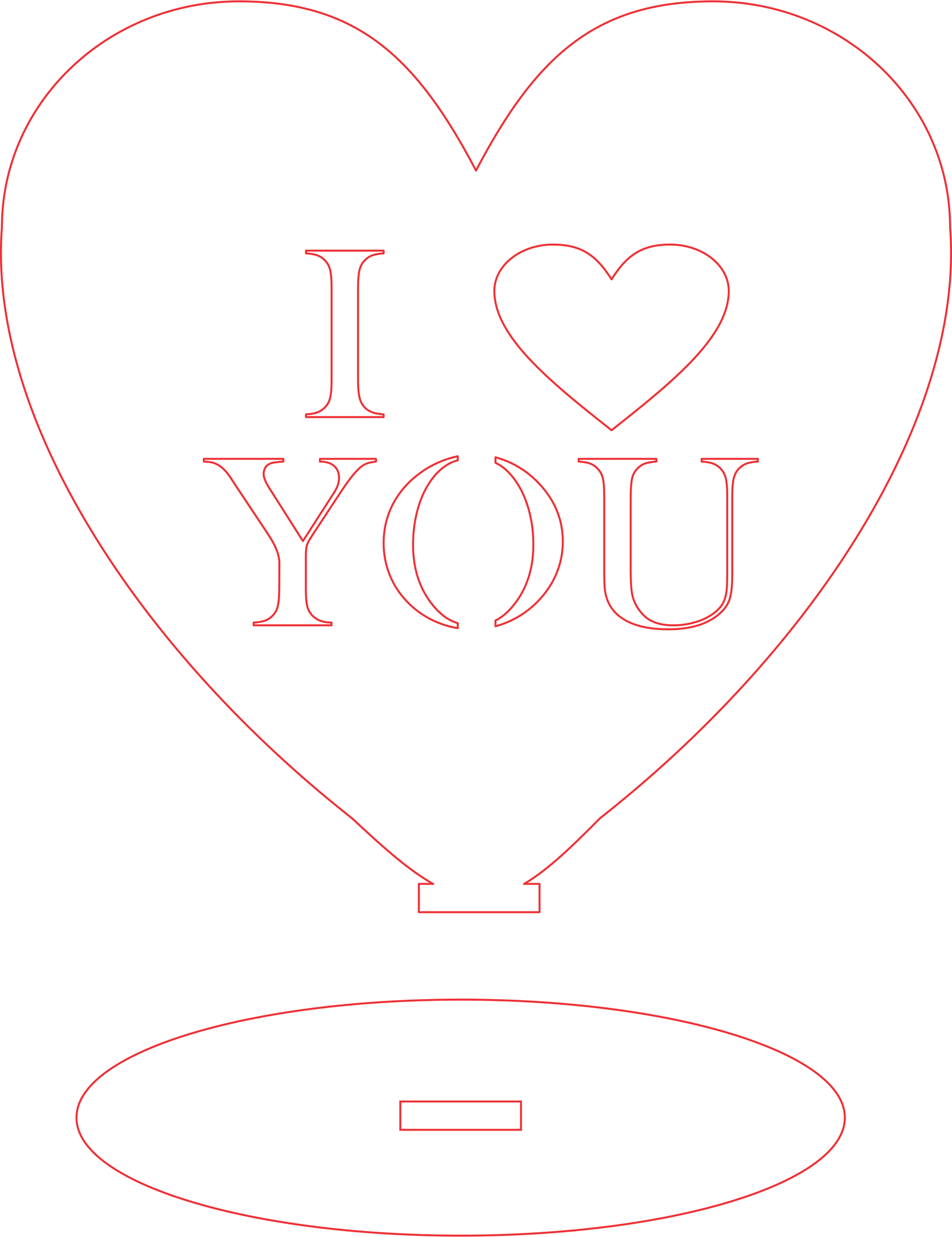 corazón i love you