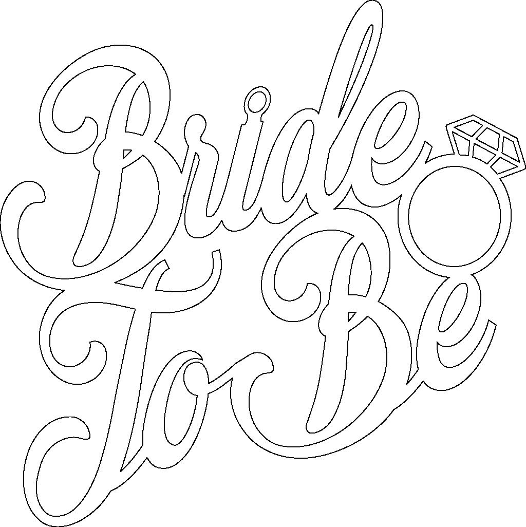 letrero bride to be