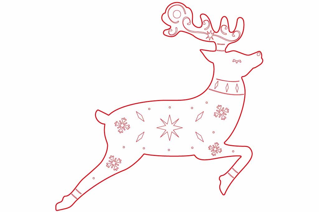 adorno navideño caballo