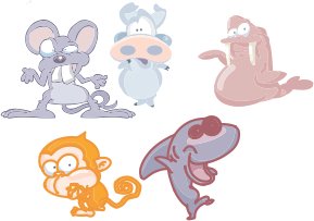 animales animados 1
