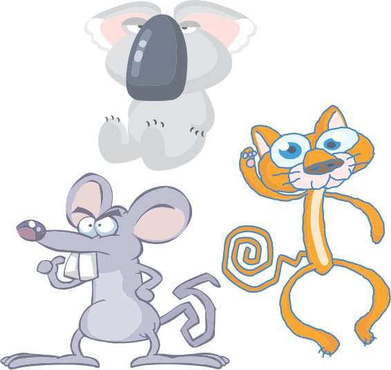 animales animados 2