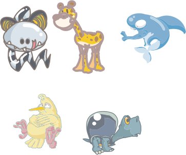 animales animados 3