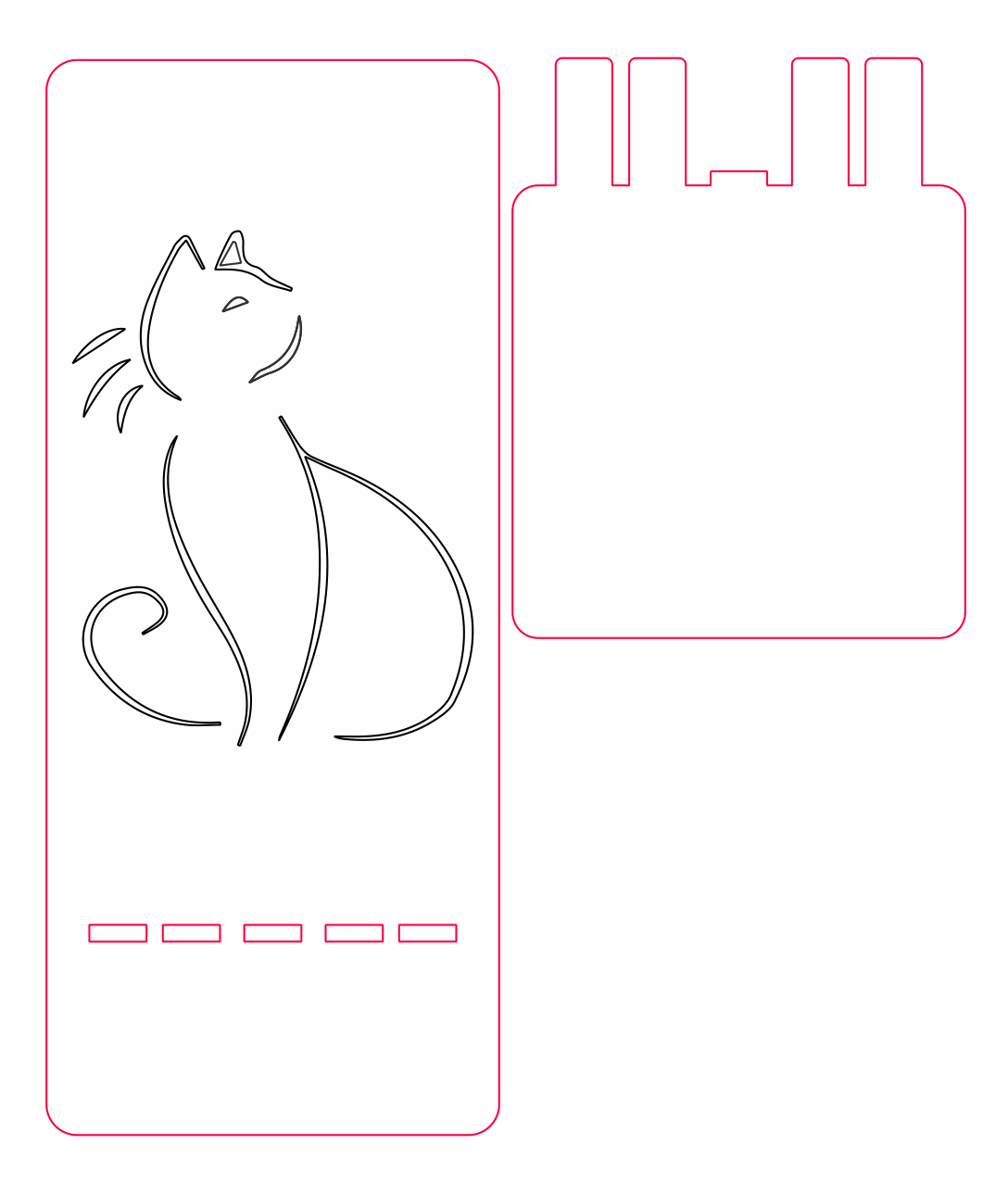 base para celular gato