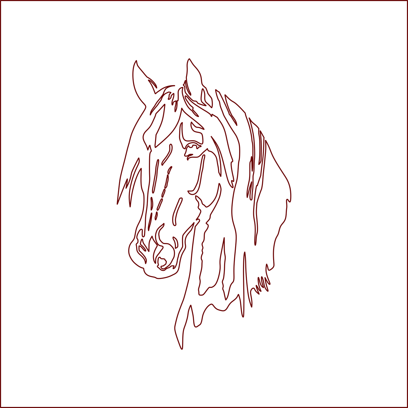 caballo de perfil 3