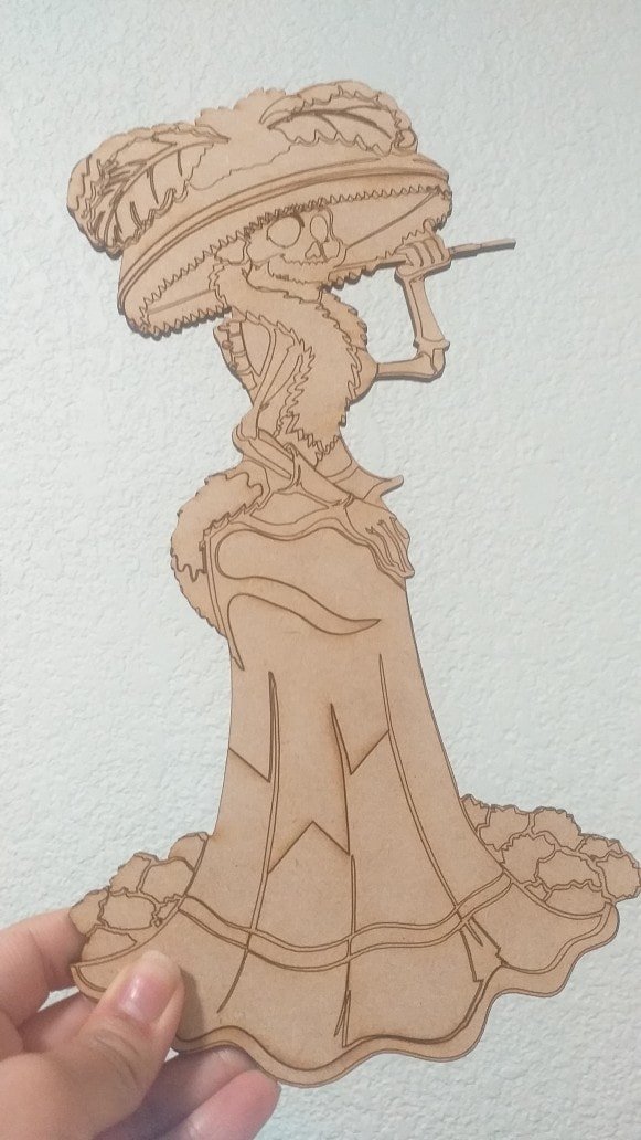 catrina fumando