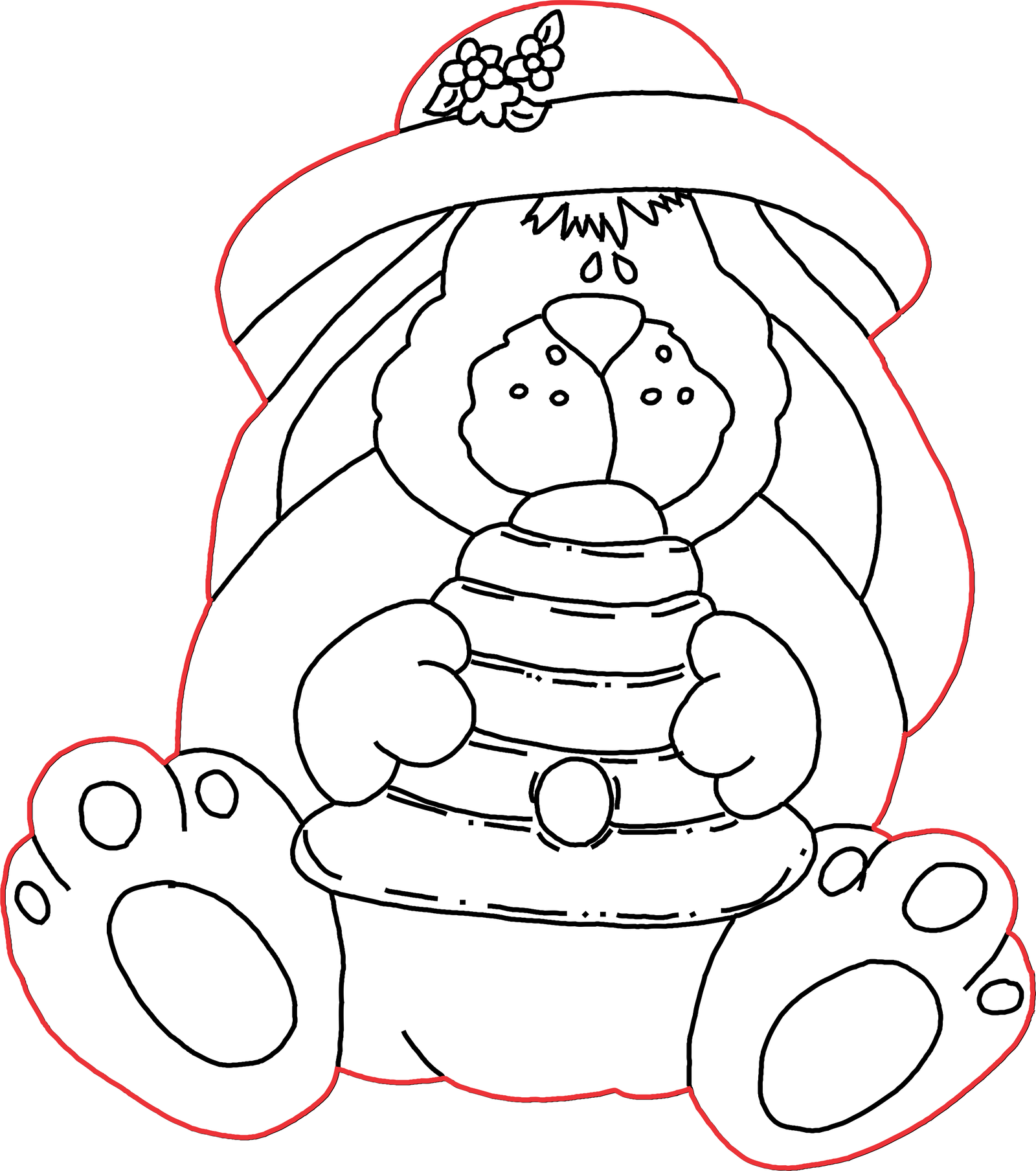 conejo con sombrero
