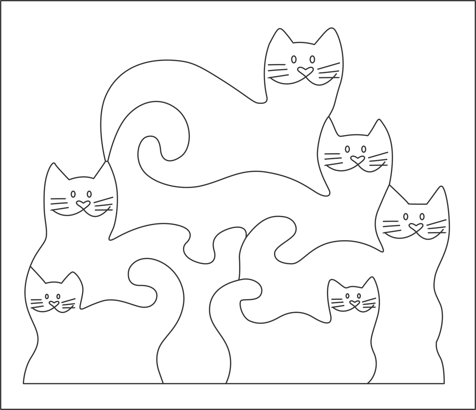 gatos juntos