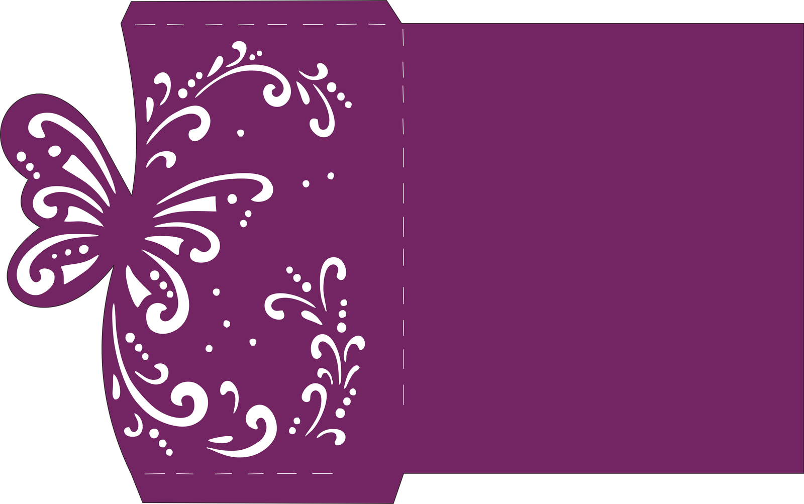 invitación mariposa