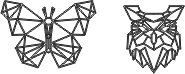 mariposa y búho