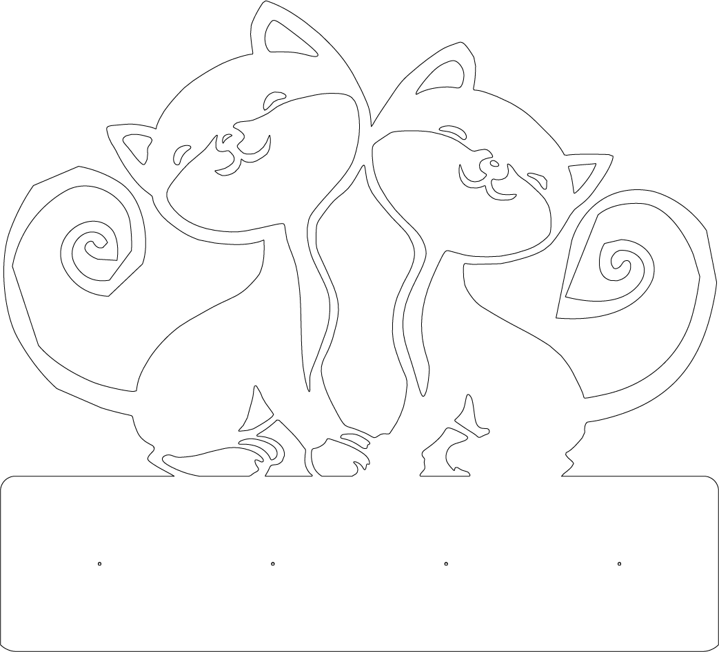par de gatos
