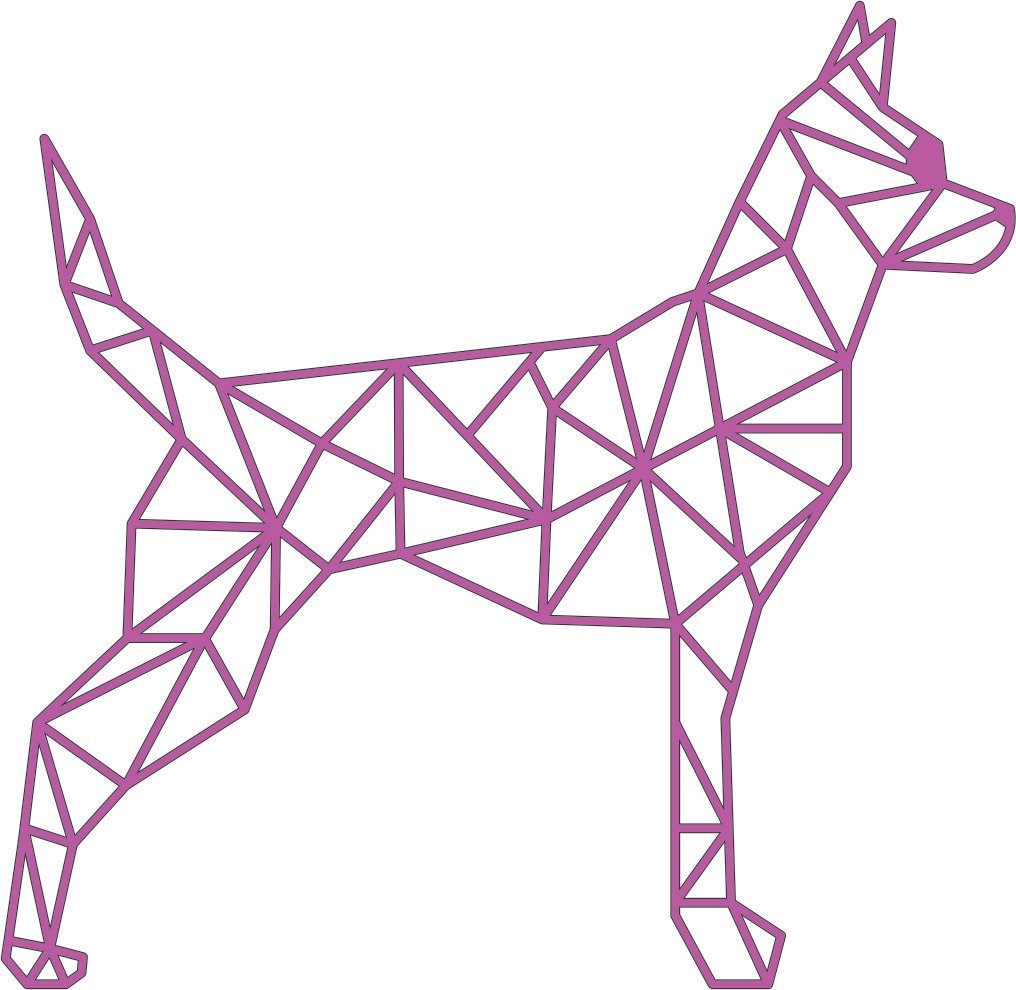 perro de perfil