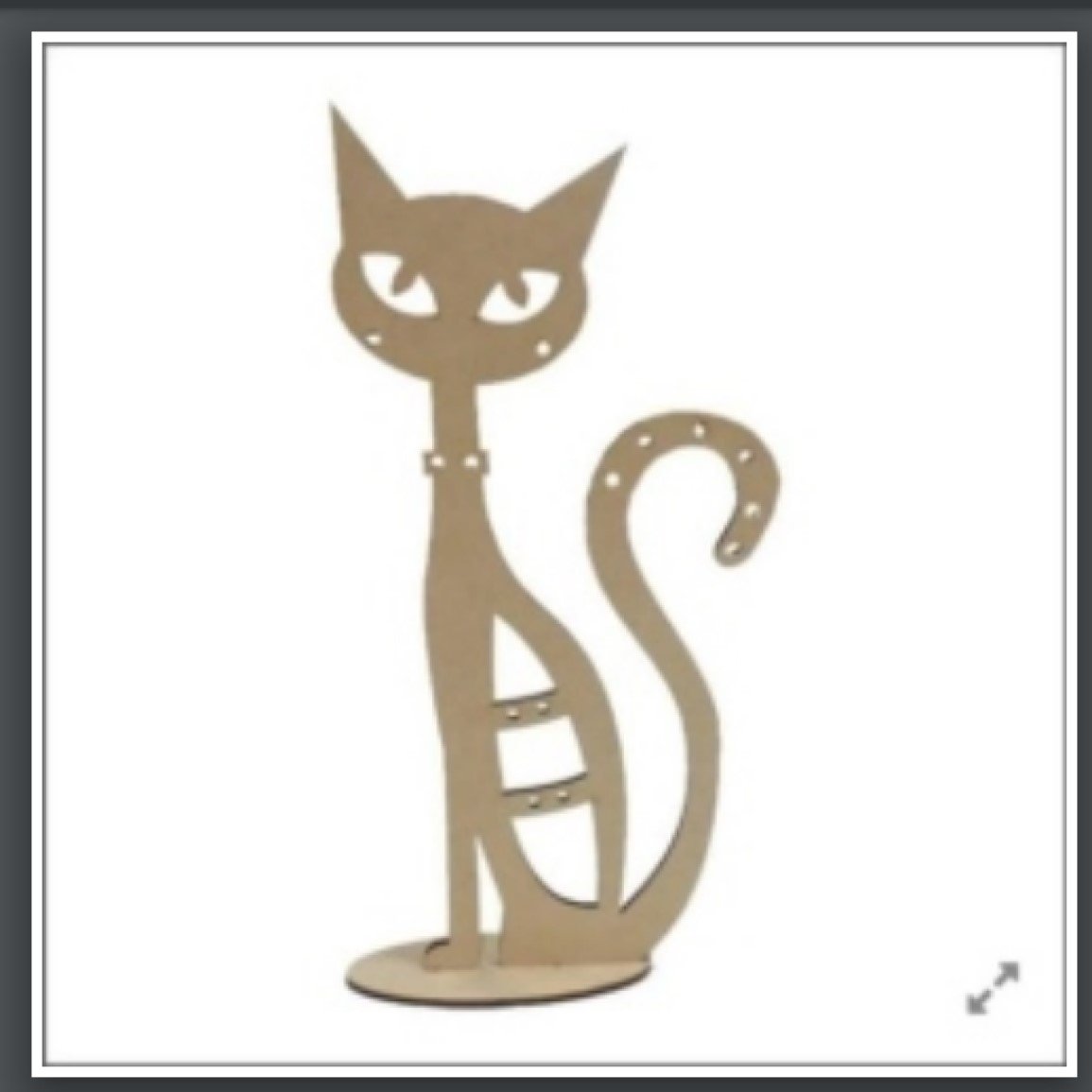 portajoyas de gato