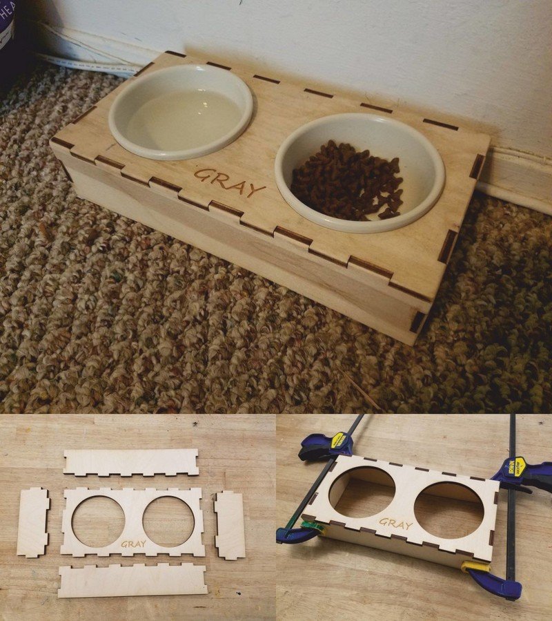 portaplatos para perro