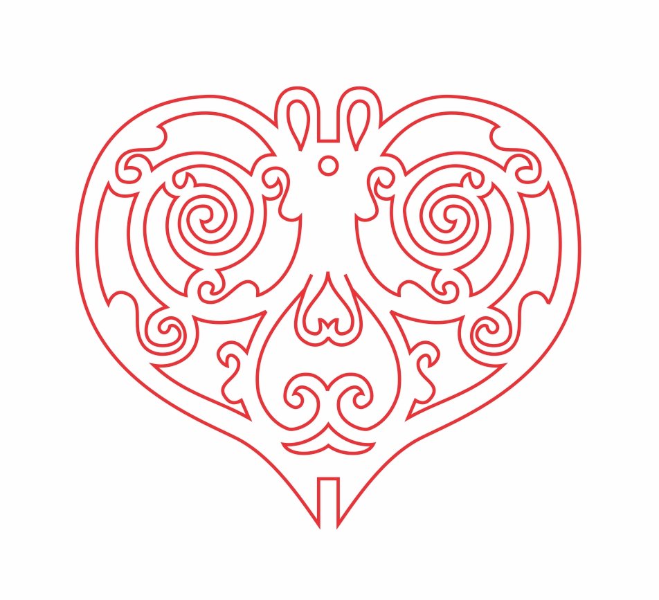 adorno de corazón