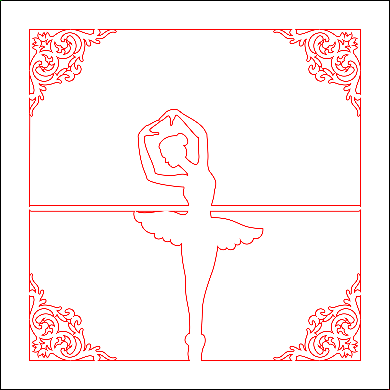 cuadro decorativo de bailarina 3