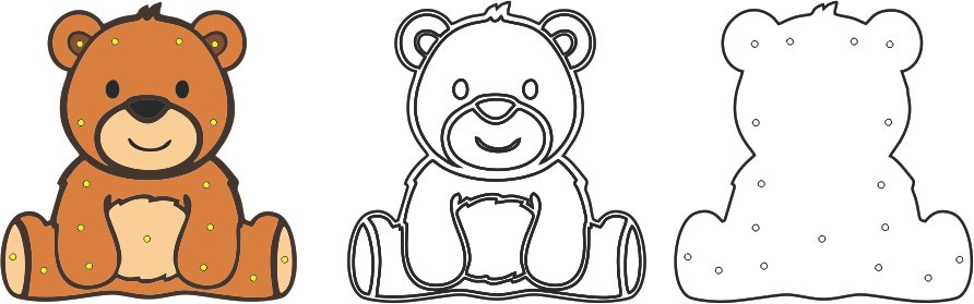 decoración de oso