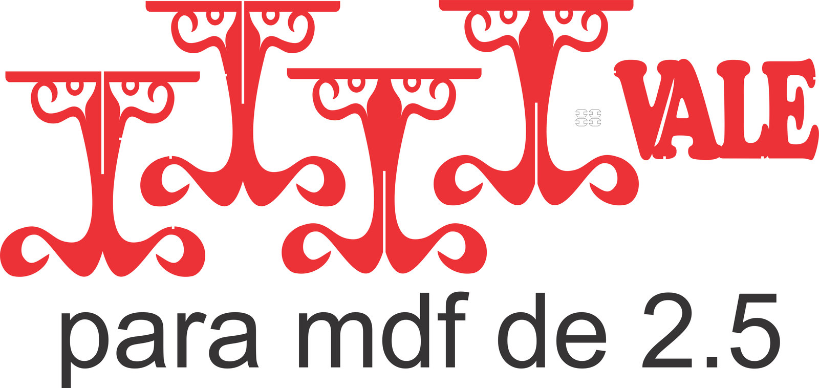 mesa con nombre vale
