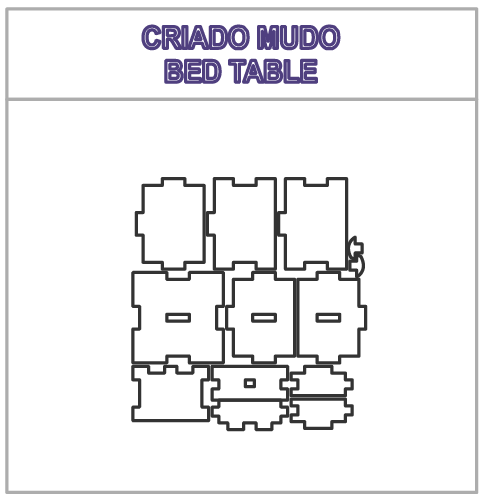 mesa de cama