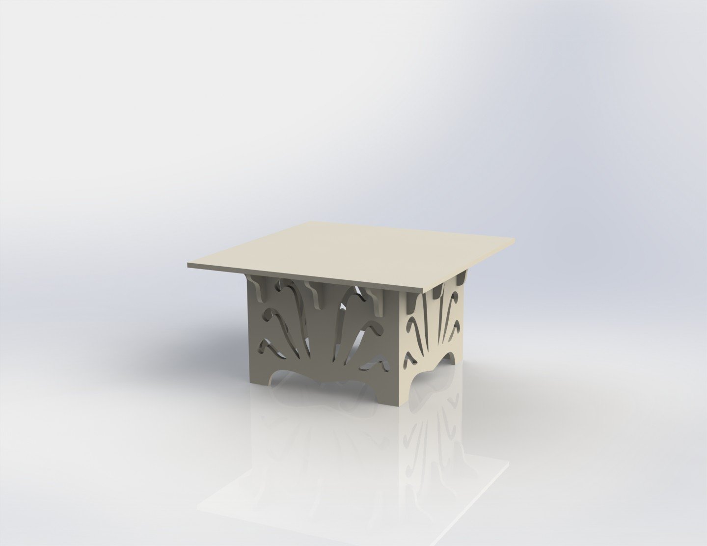 mesa pequeña cuadrada