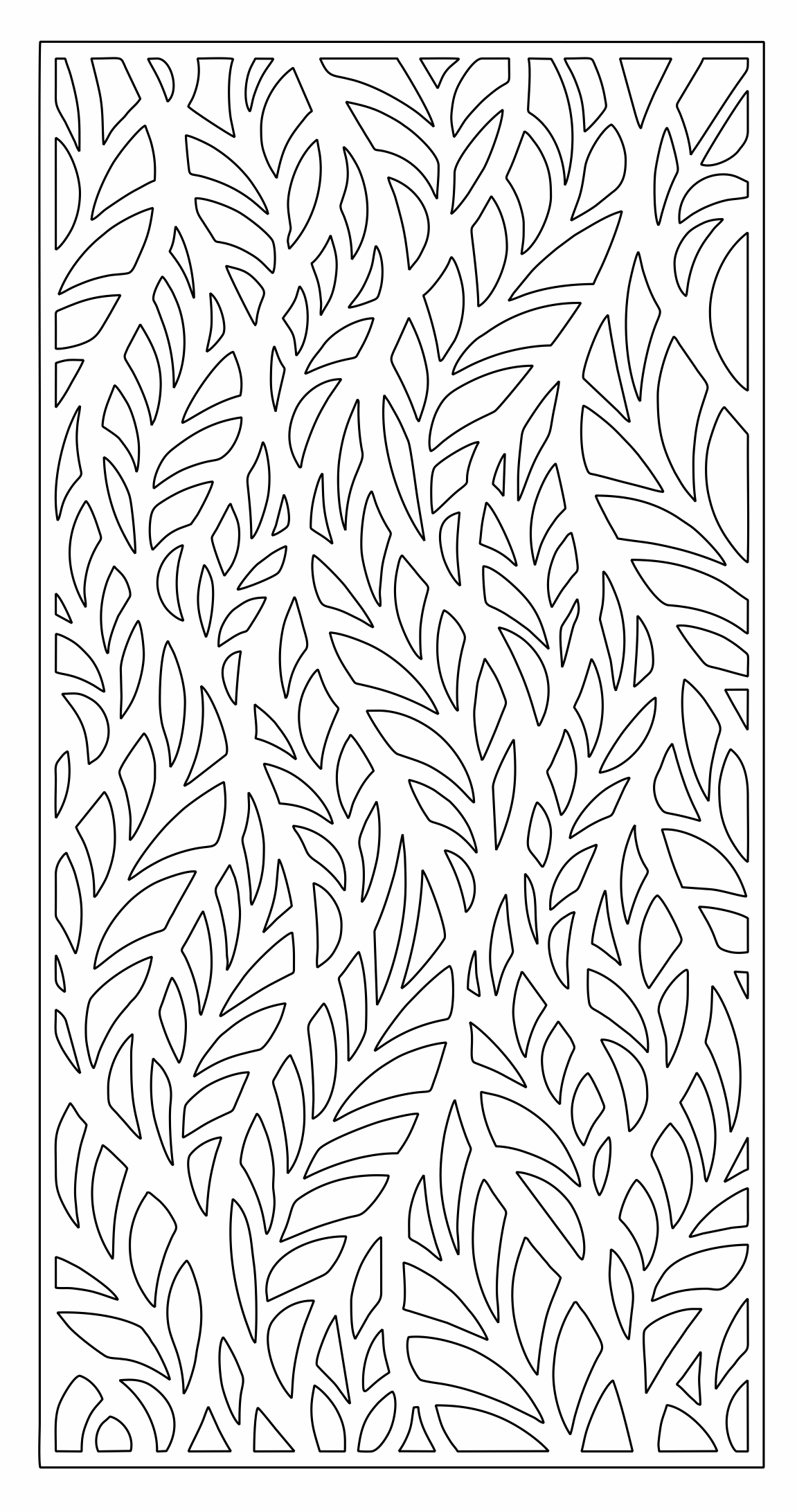 panel de helechos
