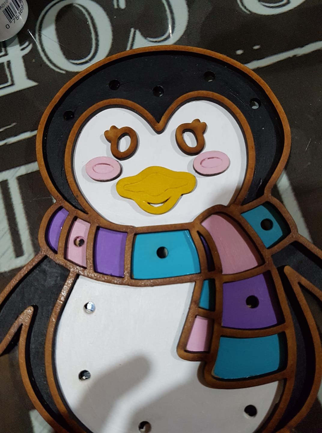 pingüino decorativo