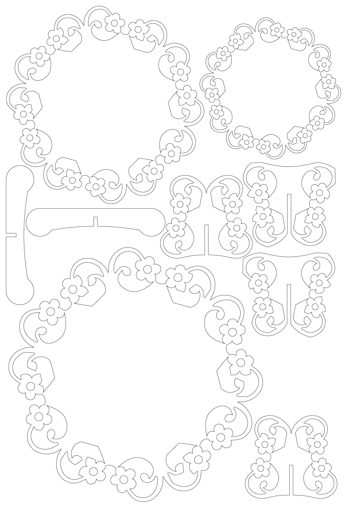 base de florecitas