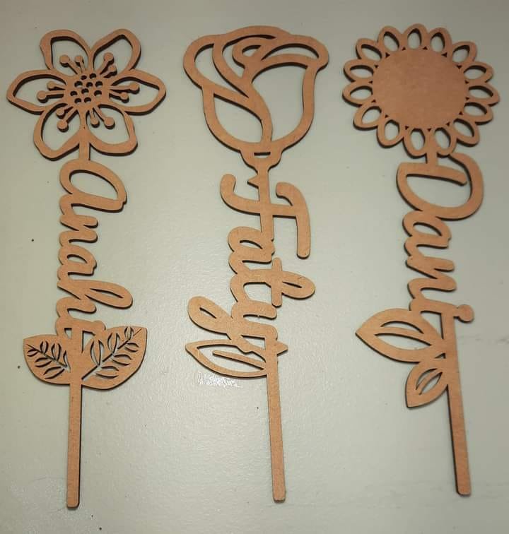 flores con nombre