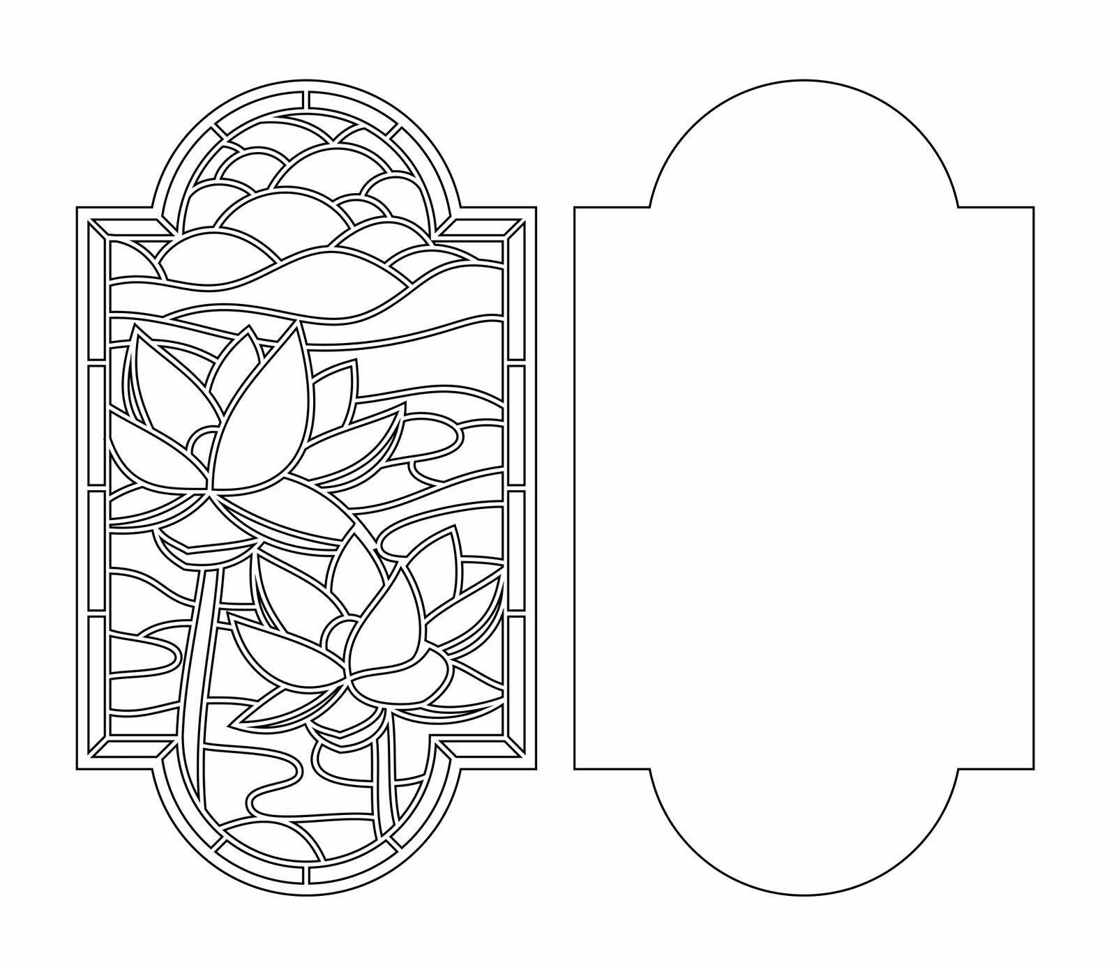 panel flor de loto