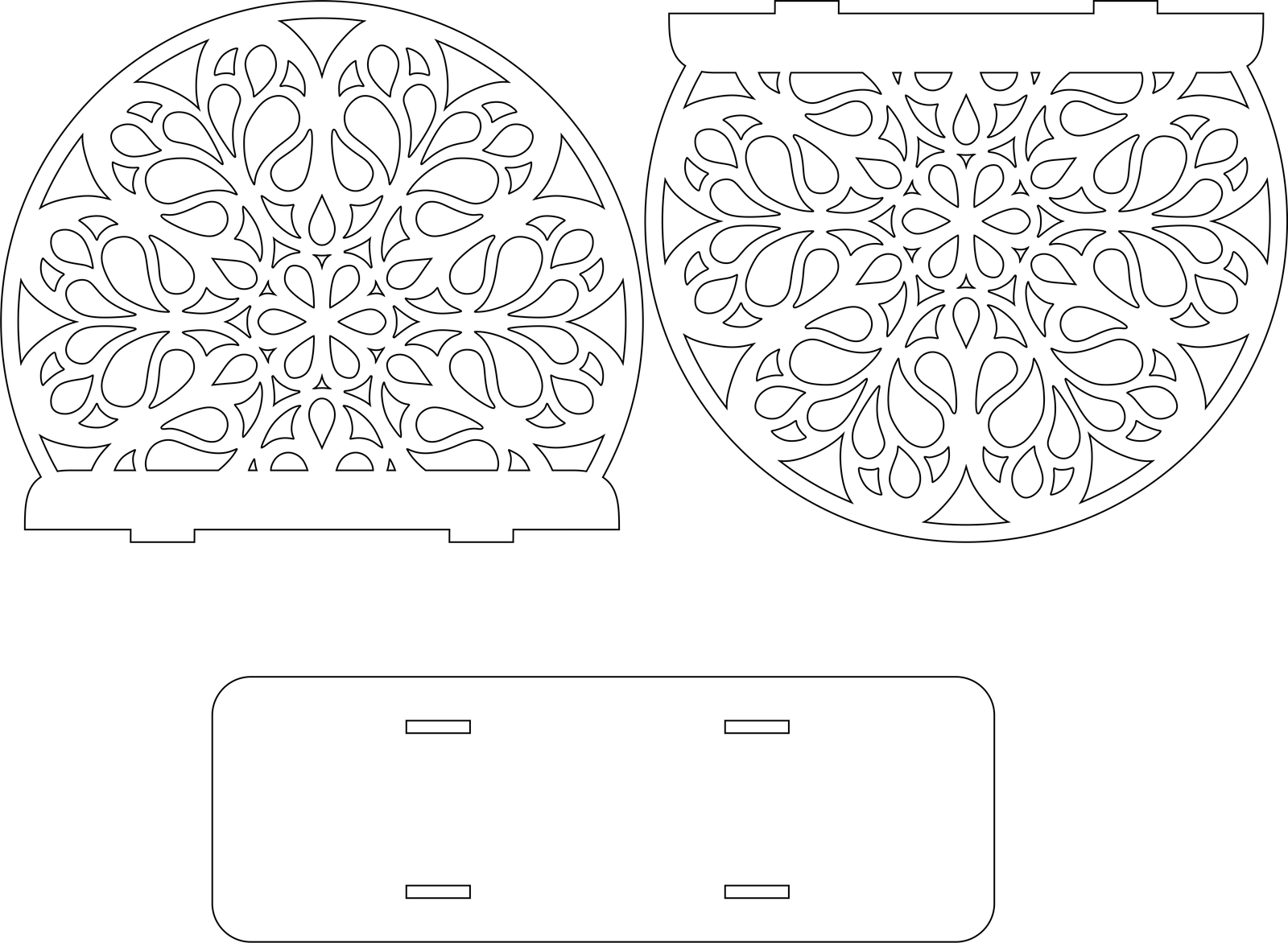 servilletero floral
