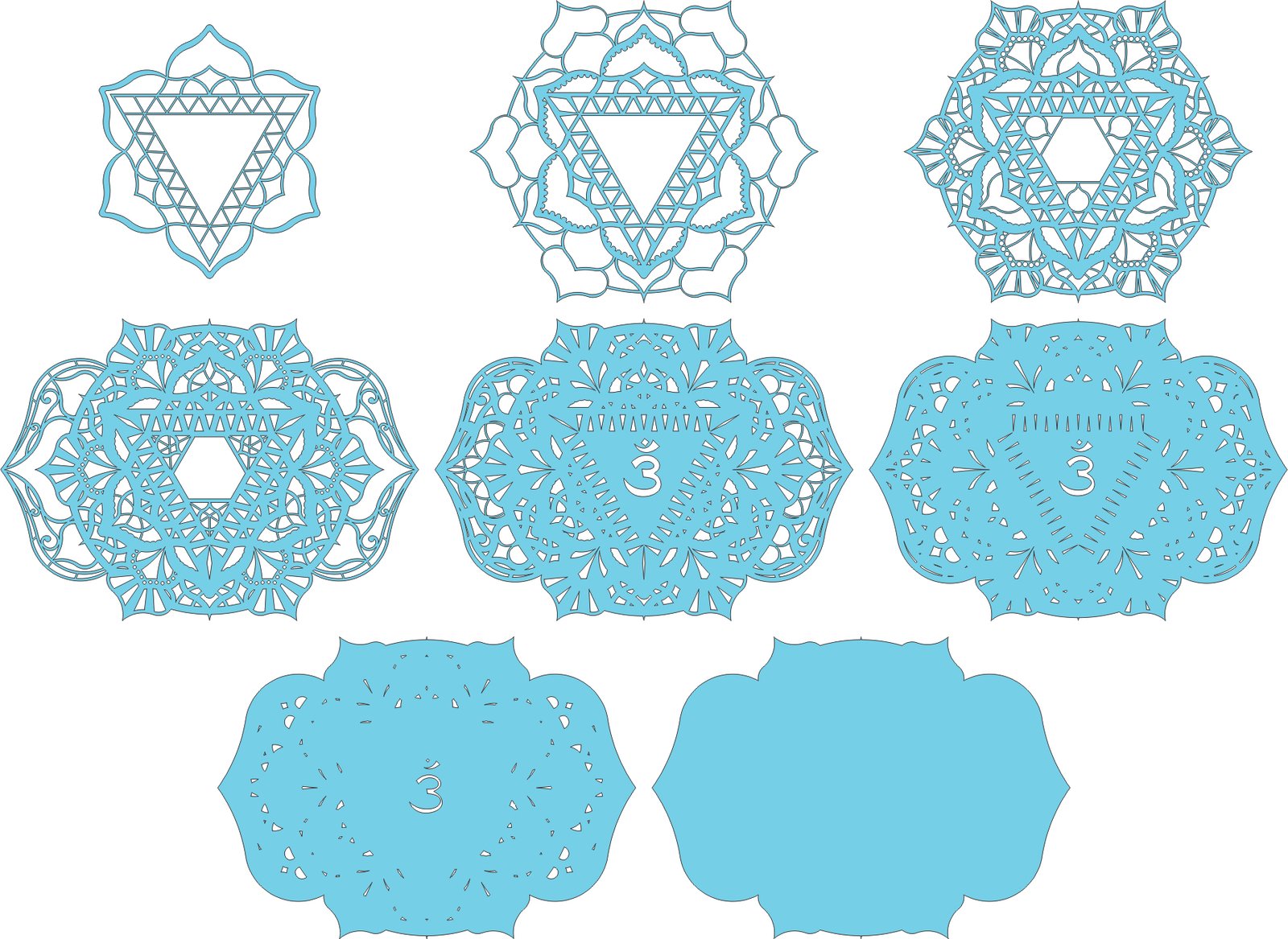 8 mandalas
