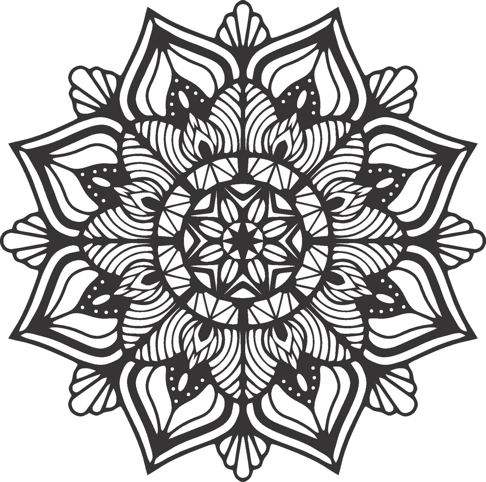 cuadro de mandala