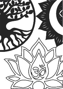 cuadro de mandalas