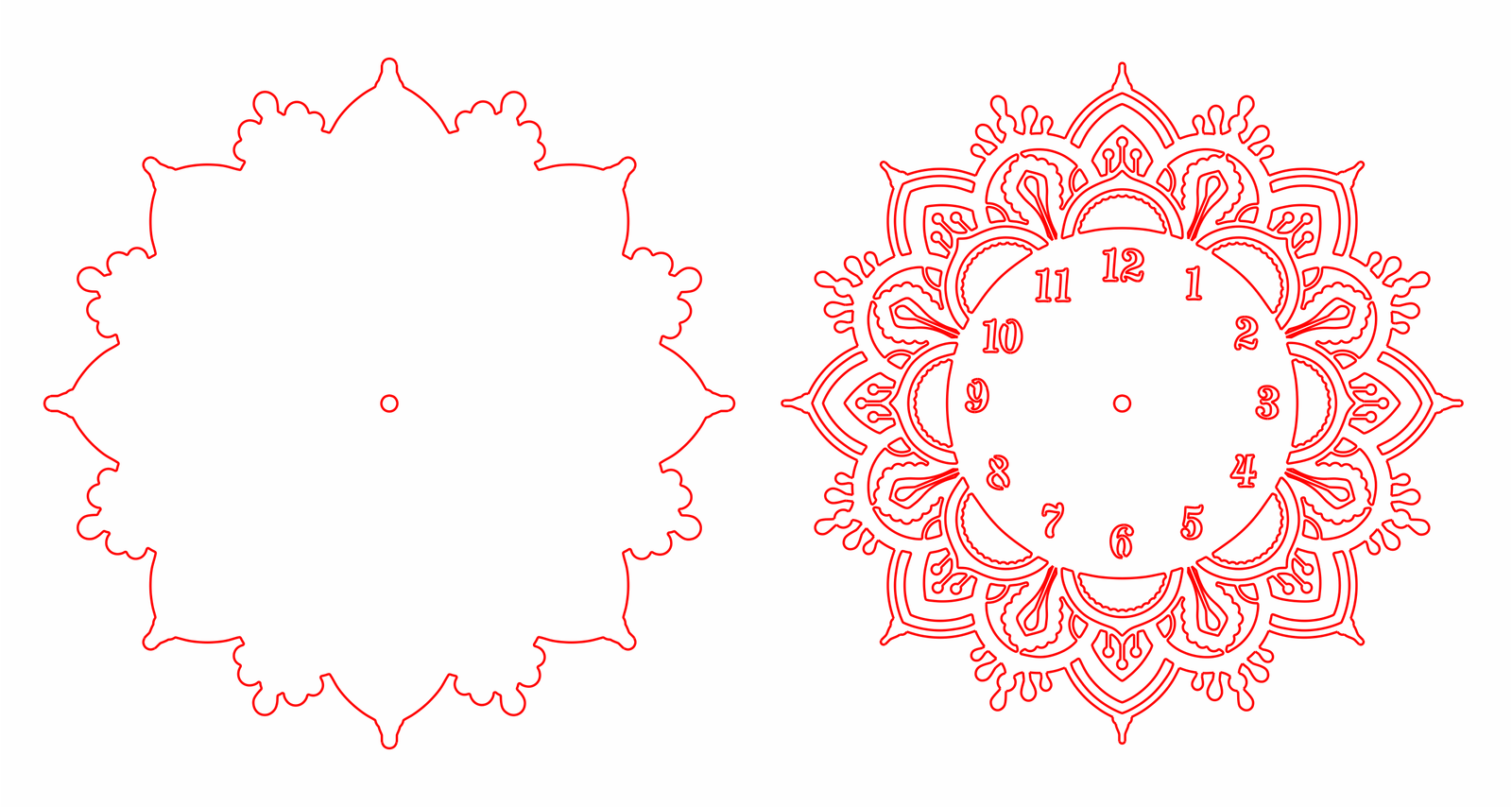 reloj de mandala