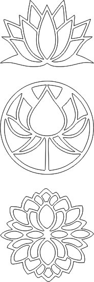 trío de mandalas