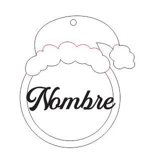 esfera gorro de santa