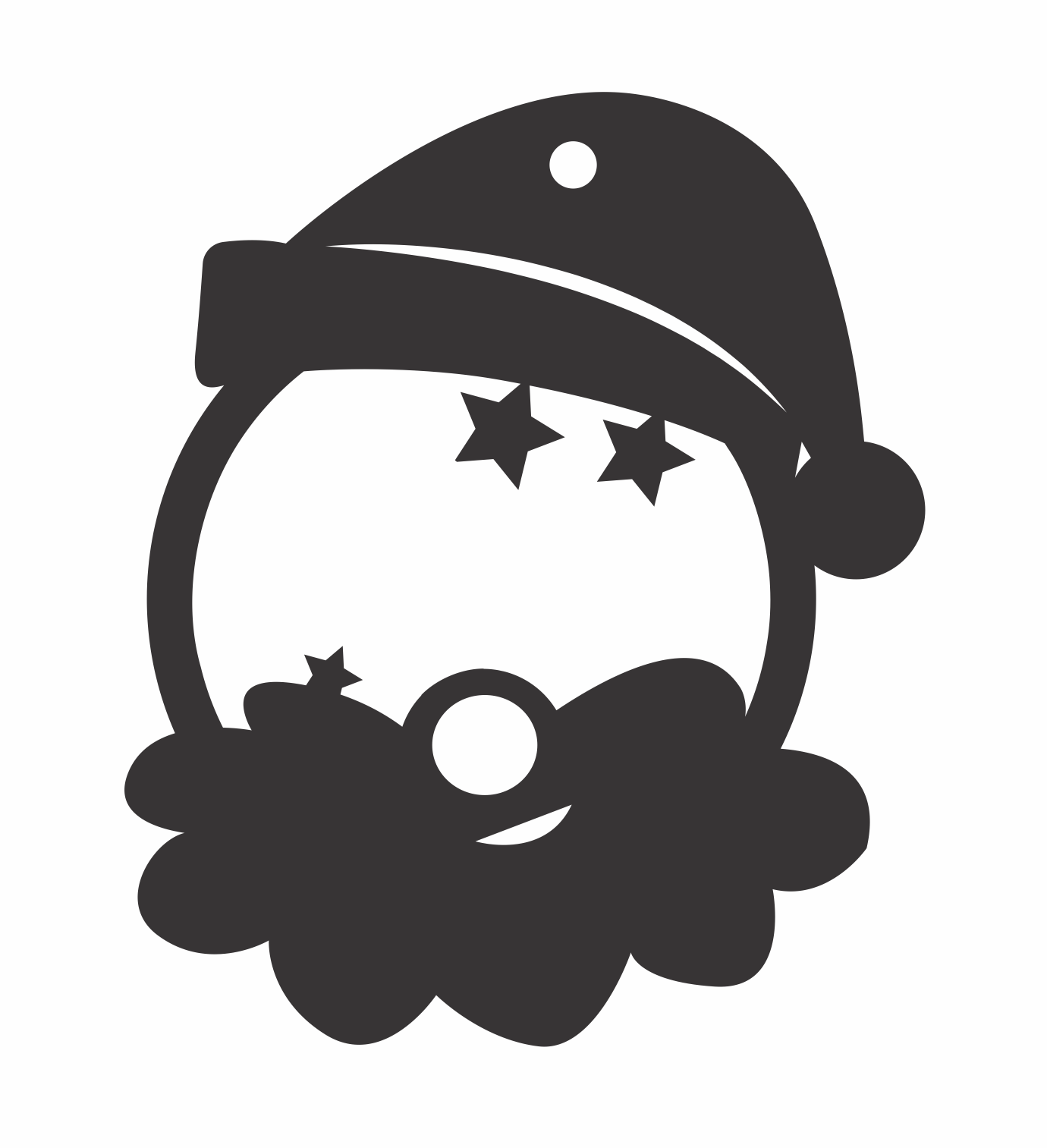 esfera santa claus