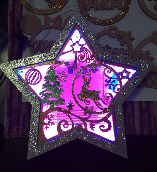 estrella decorativa de navidad