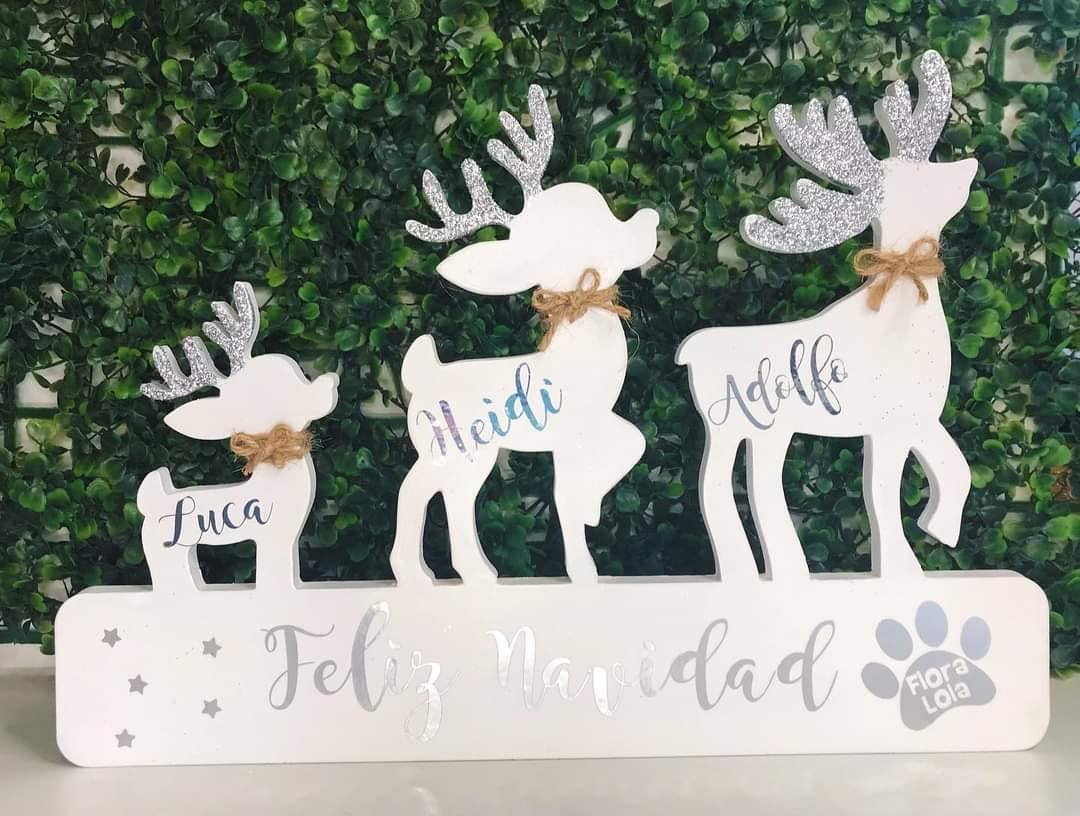 renos feliz navidad