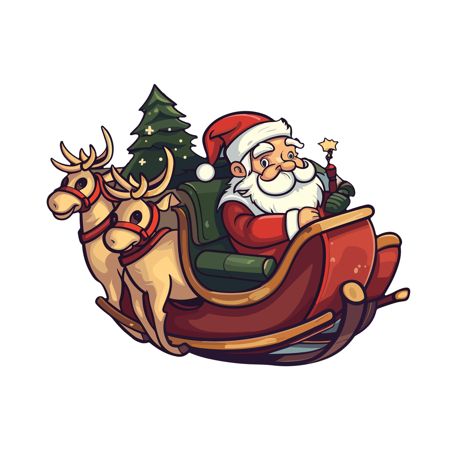 santa animado 17