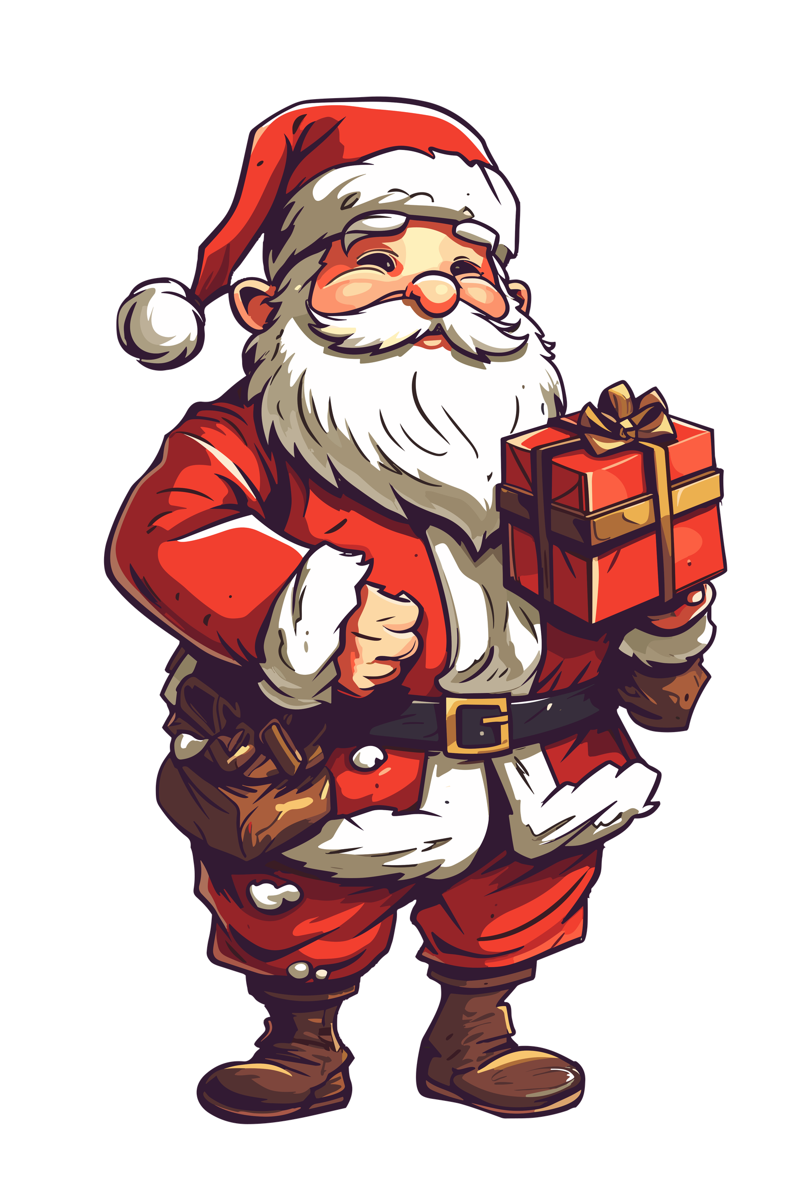 santa animado 9