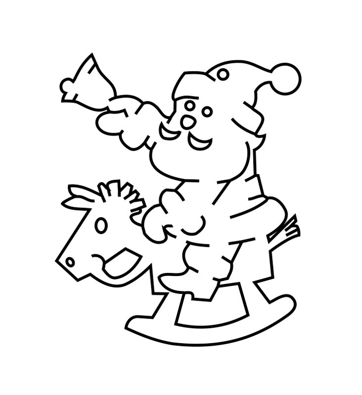 santa con campana