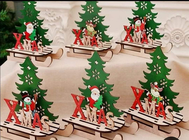set de trineos de navidad