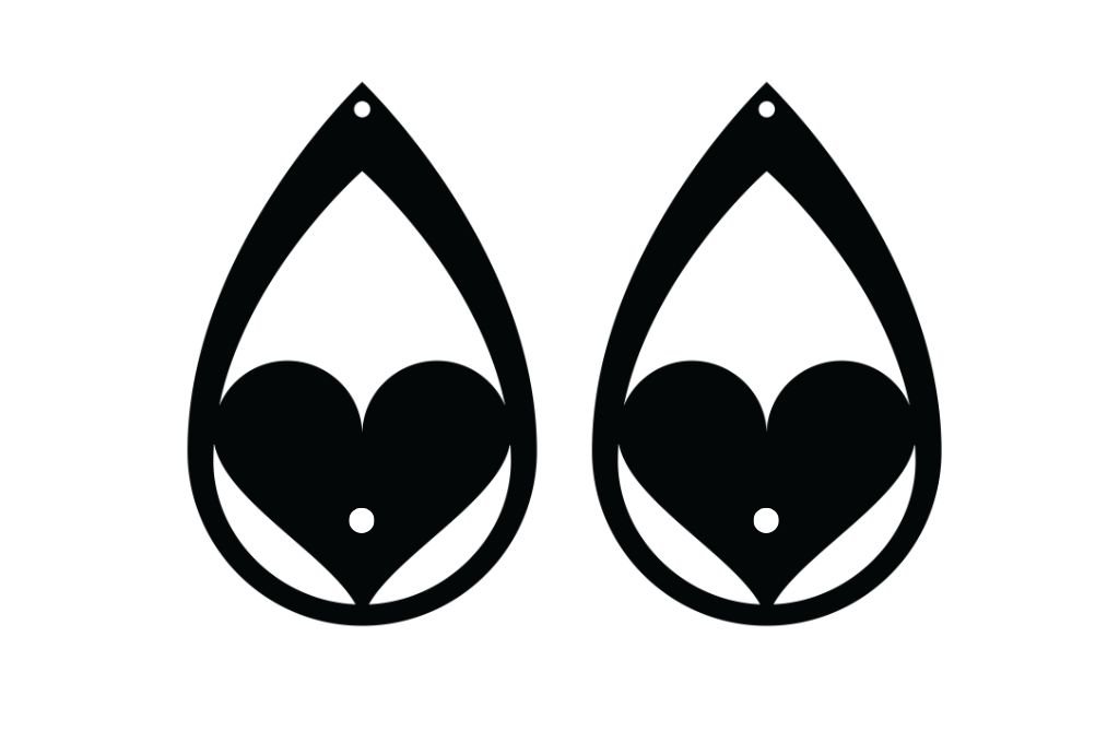aretes corazón