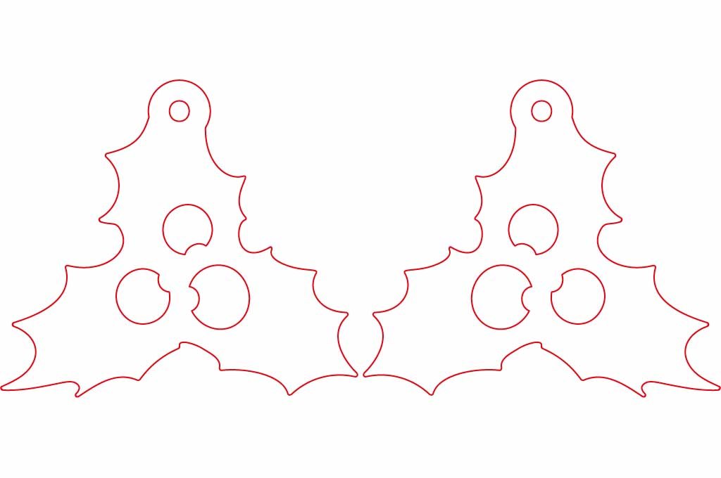aretes de acebo