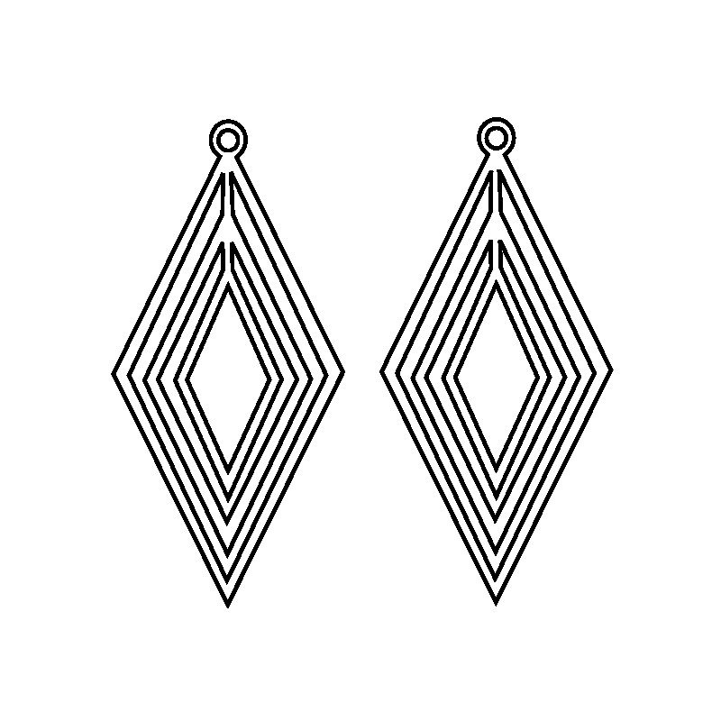 aretes de rombos