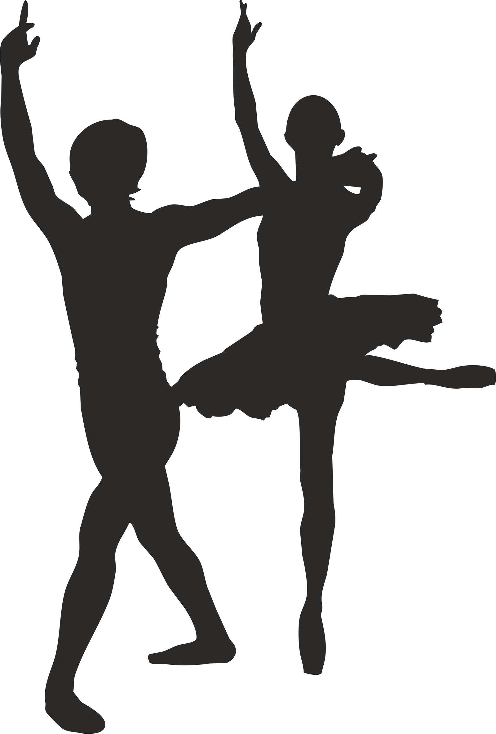 bailarines danzando