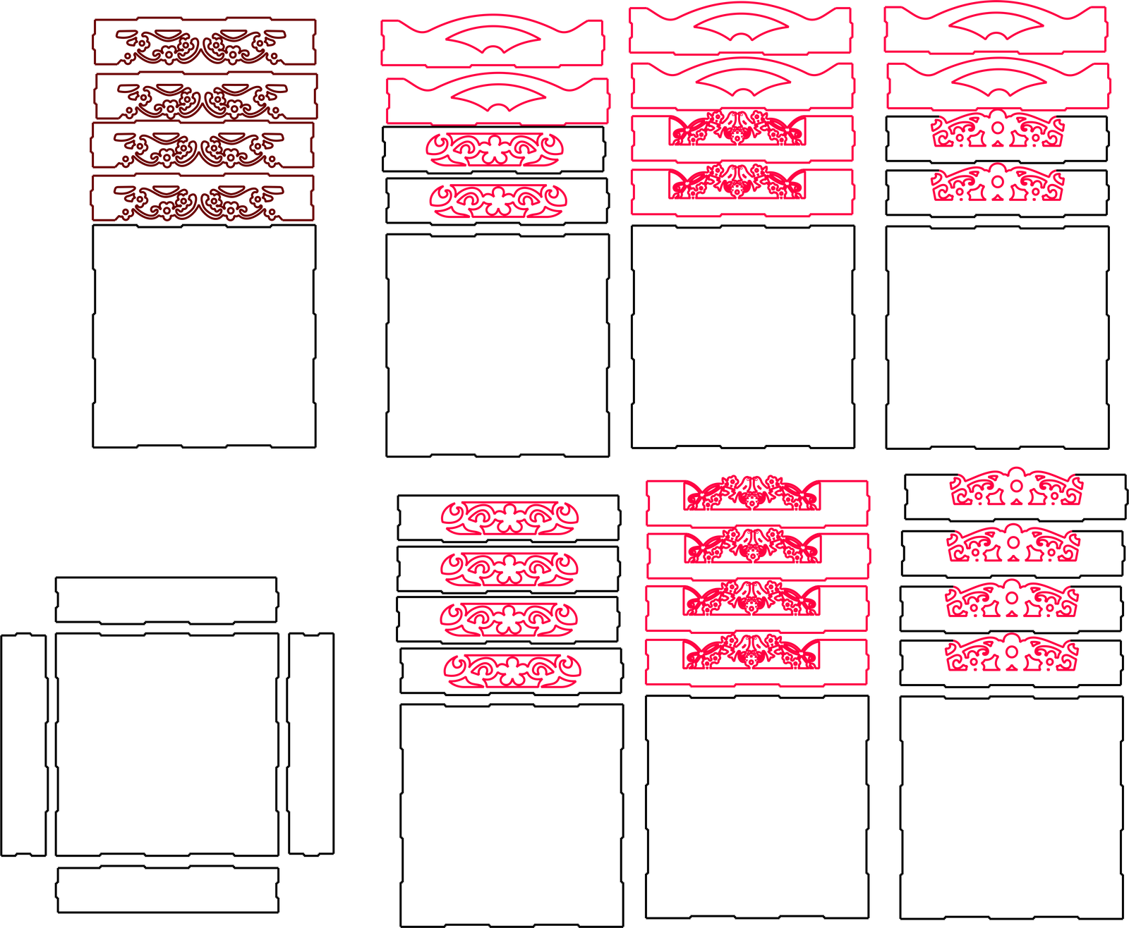 bandejas