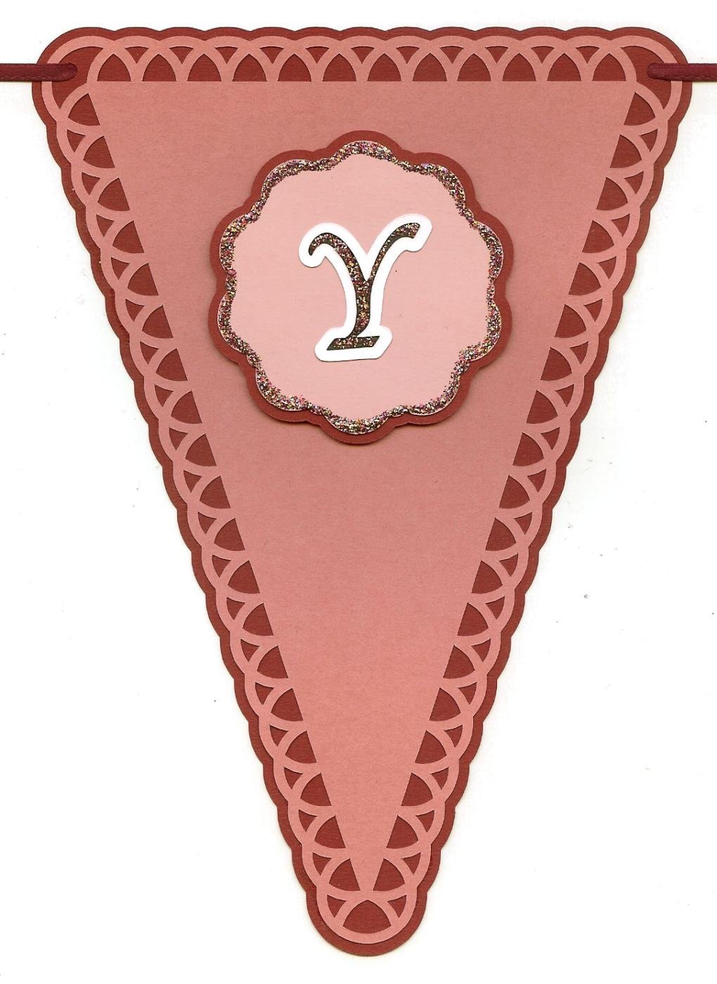banderín letra y