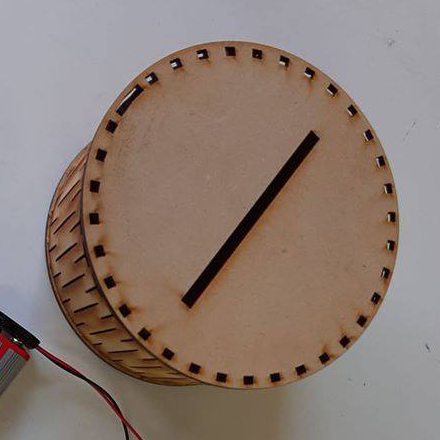 base para lámpara cilindro
